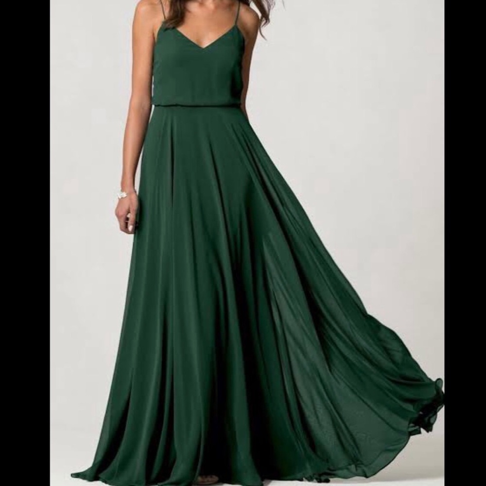 Jenny Yoo Collection Inesse Emerald Dress